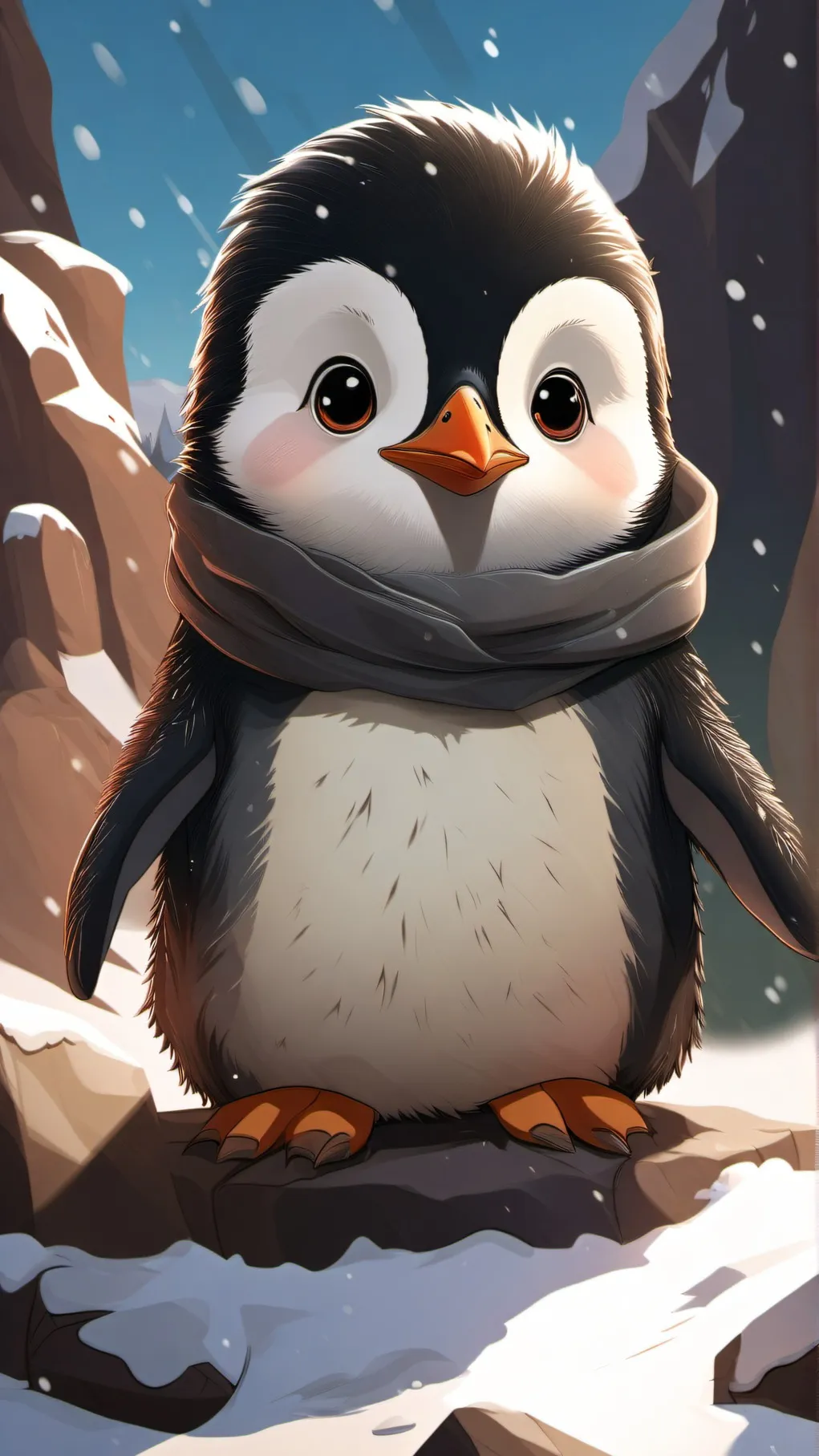 ai character: Stone background