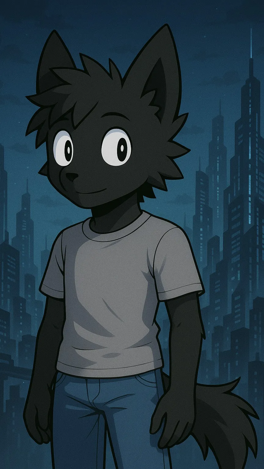 ai character: Puro background