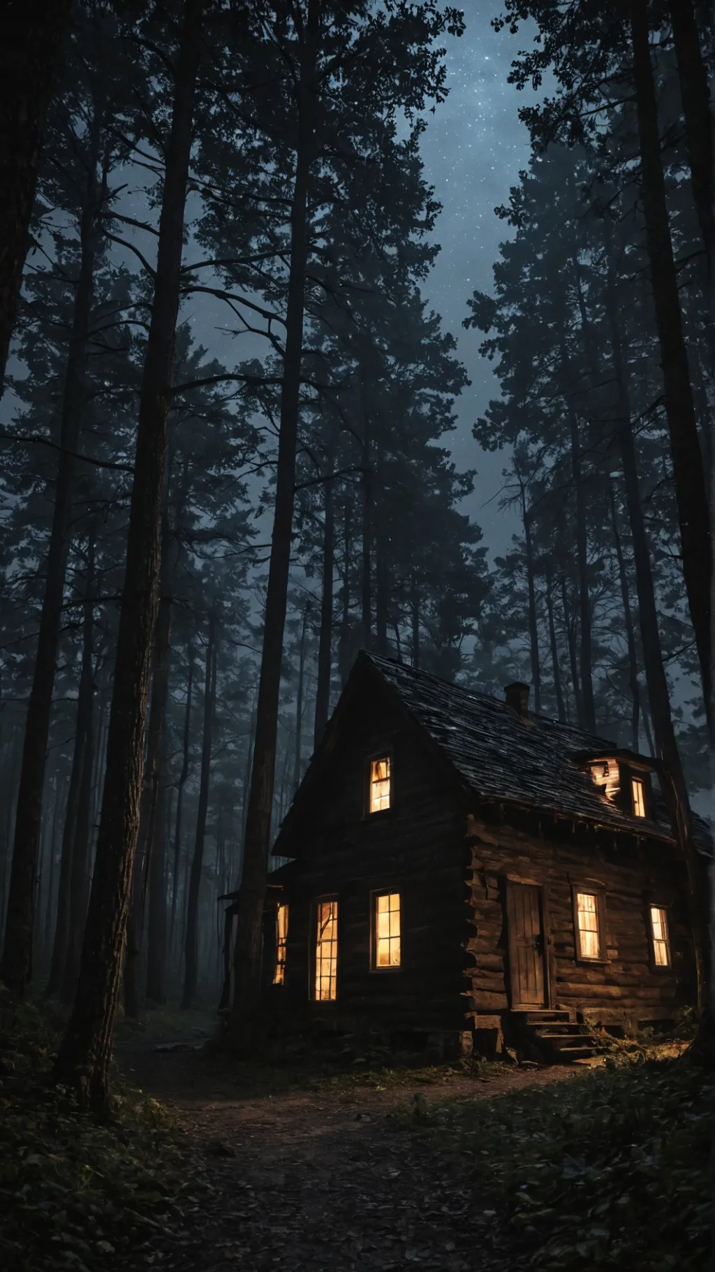 ai character: The Cabin background