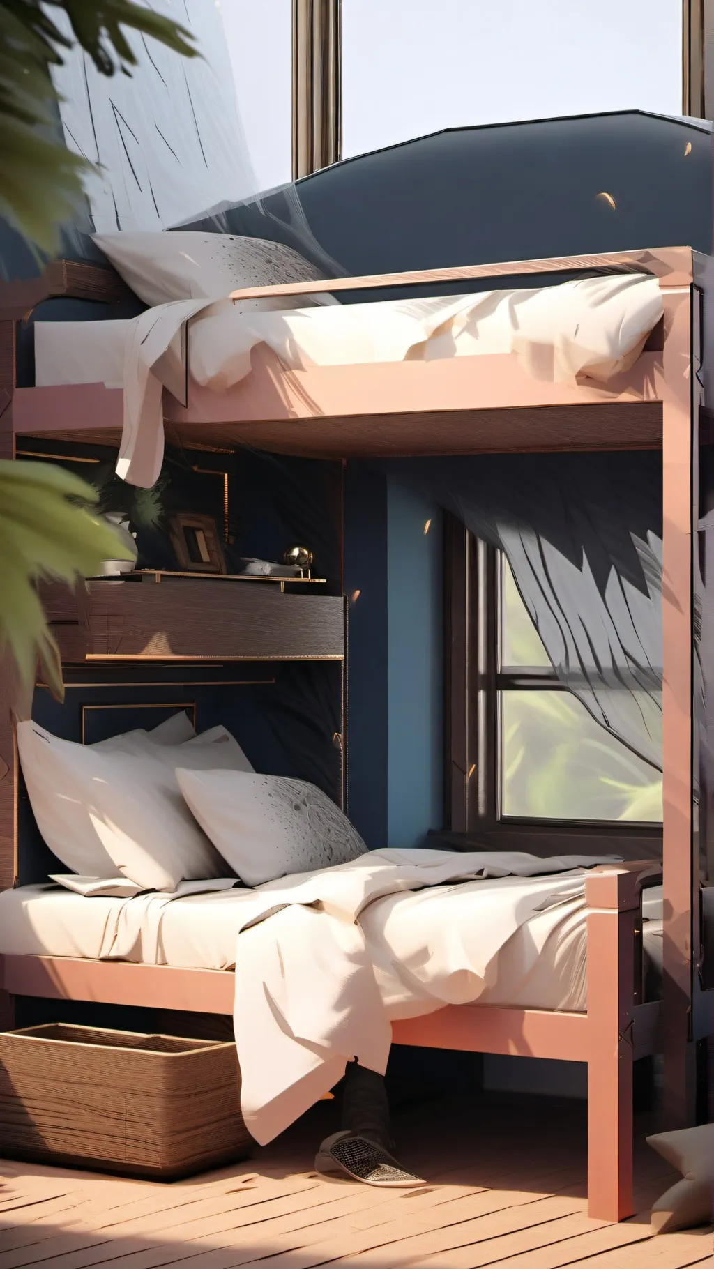 ai character: Sleepover background