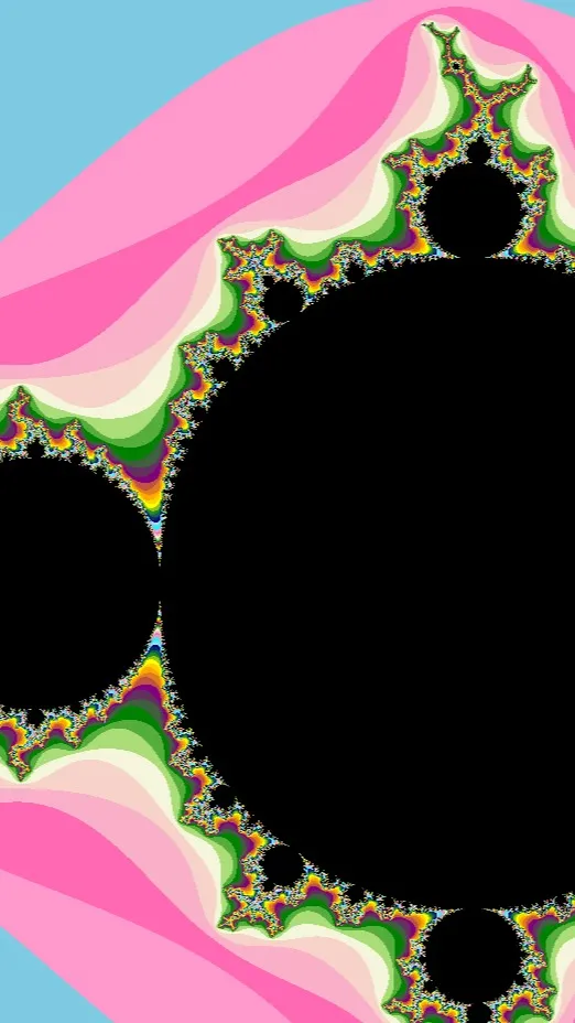 ai character: Mandelbrot background