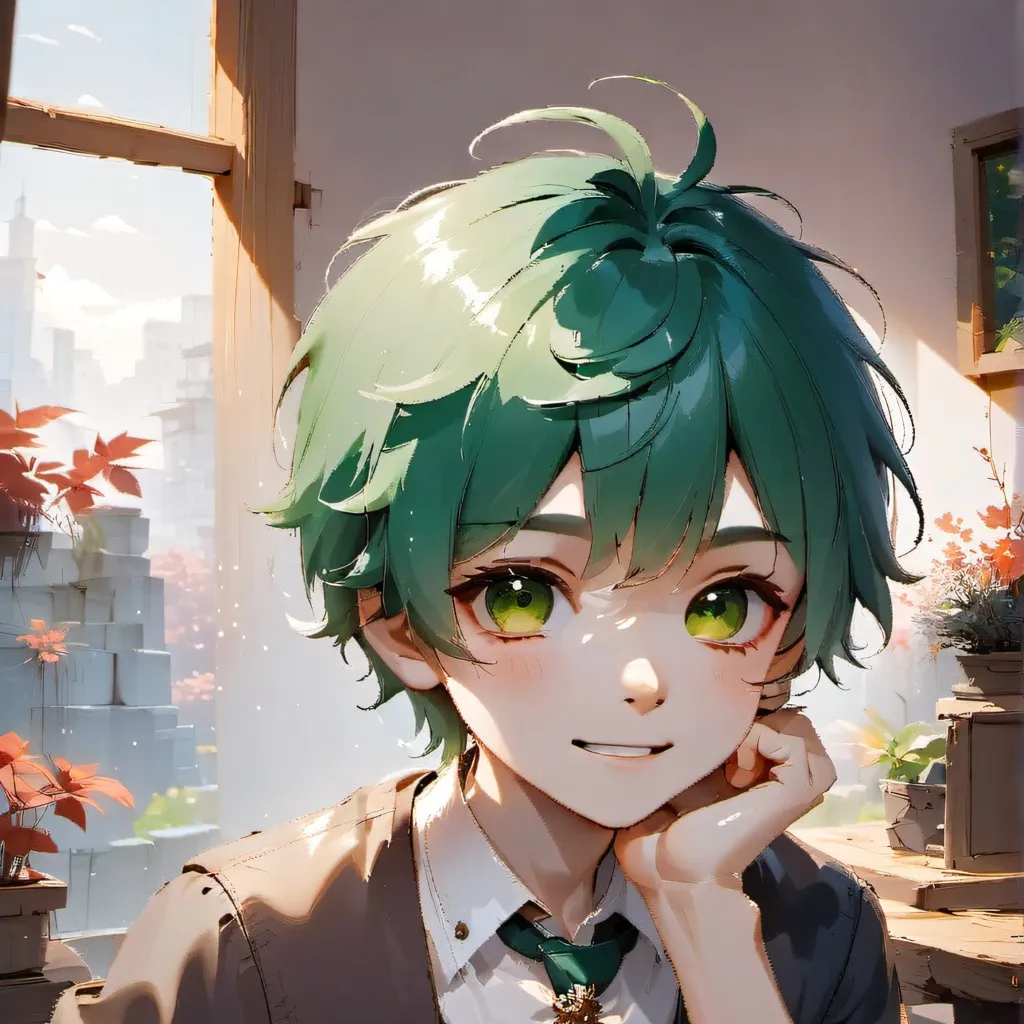 chat with ai character: Green