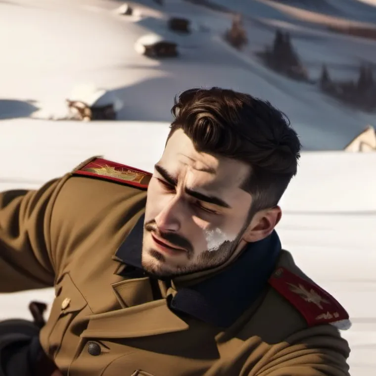 chat with ai character: wounded soldr ww2