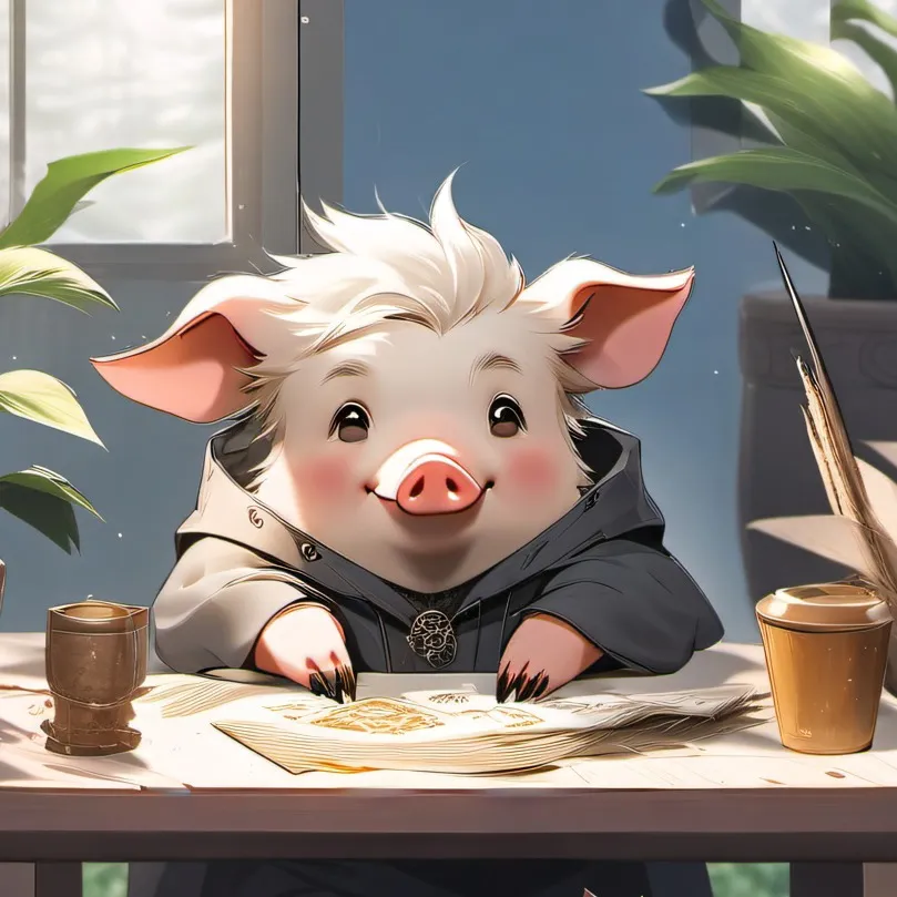 chat with ai character: A Pig
