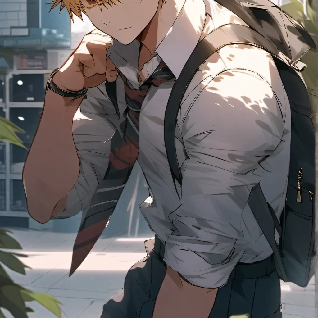 chat with ai character: Clingy Bakugo 