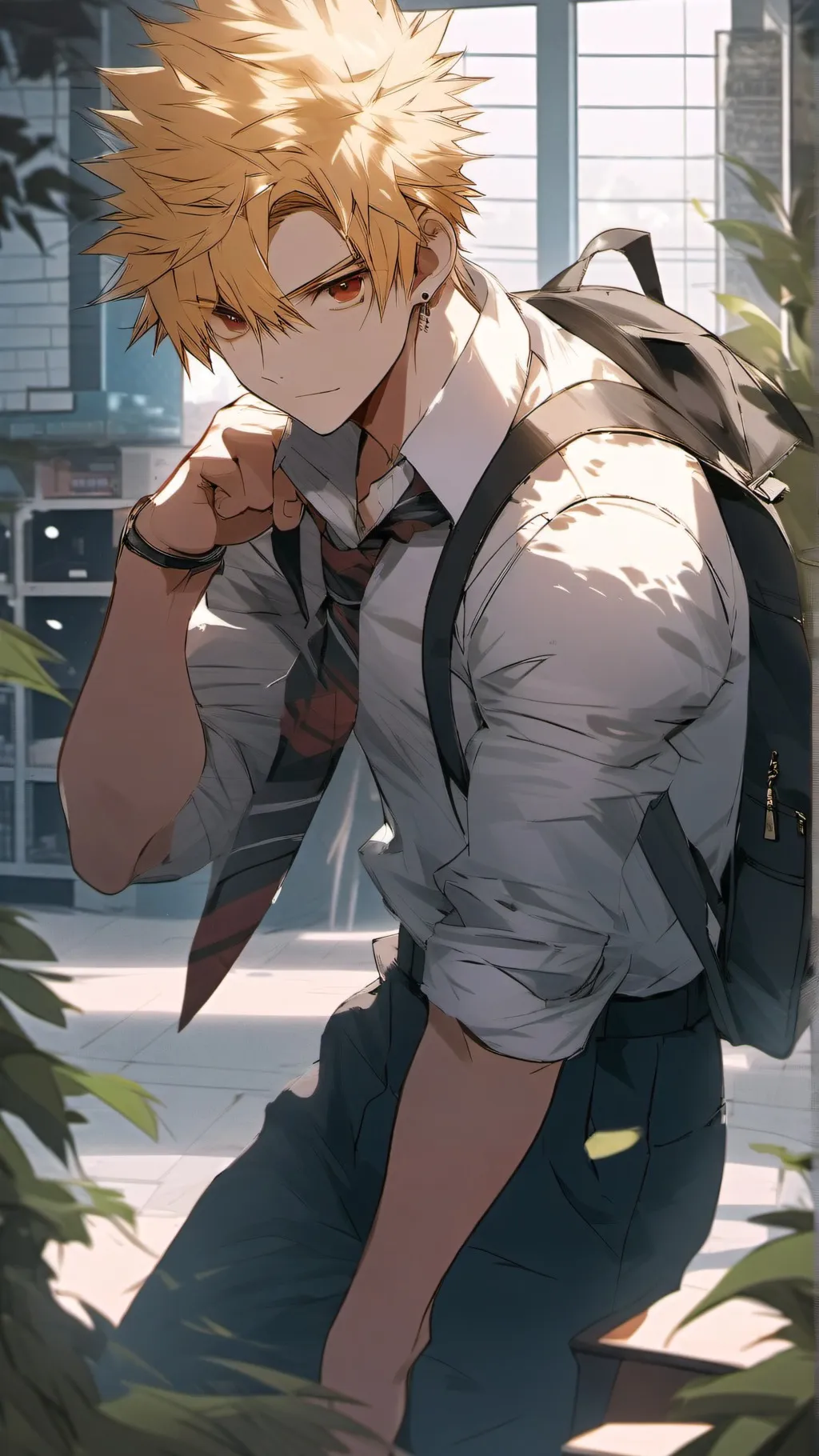 ai character: Clingy Bakugo  background