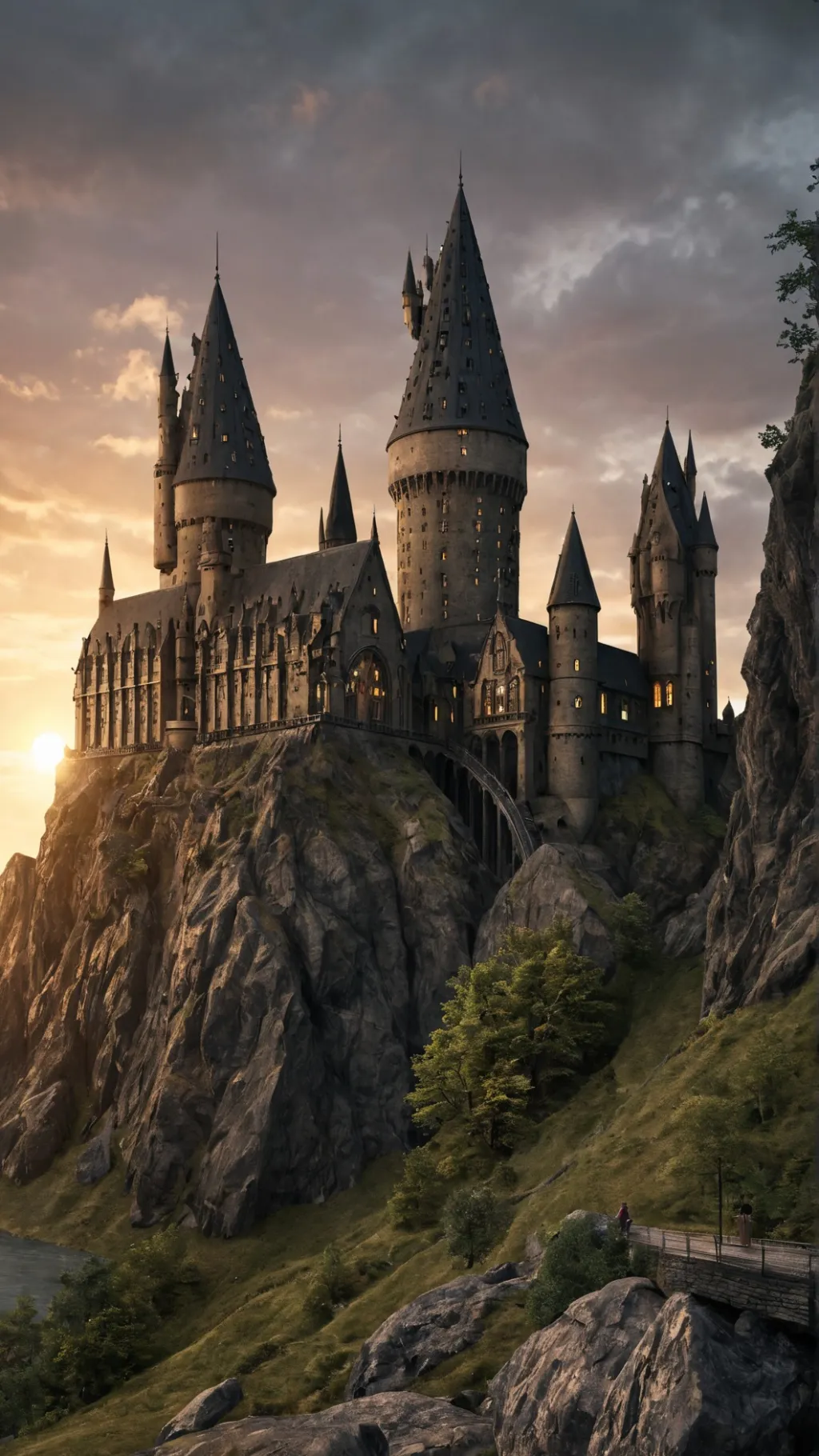 ai character: Hogwarts background