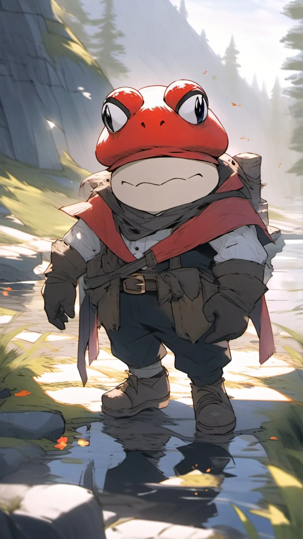 ai character: The toad soldier  background