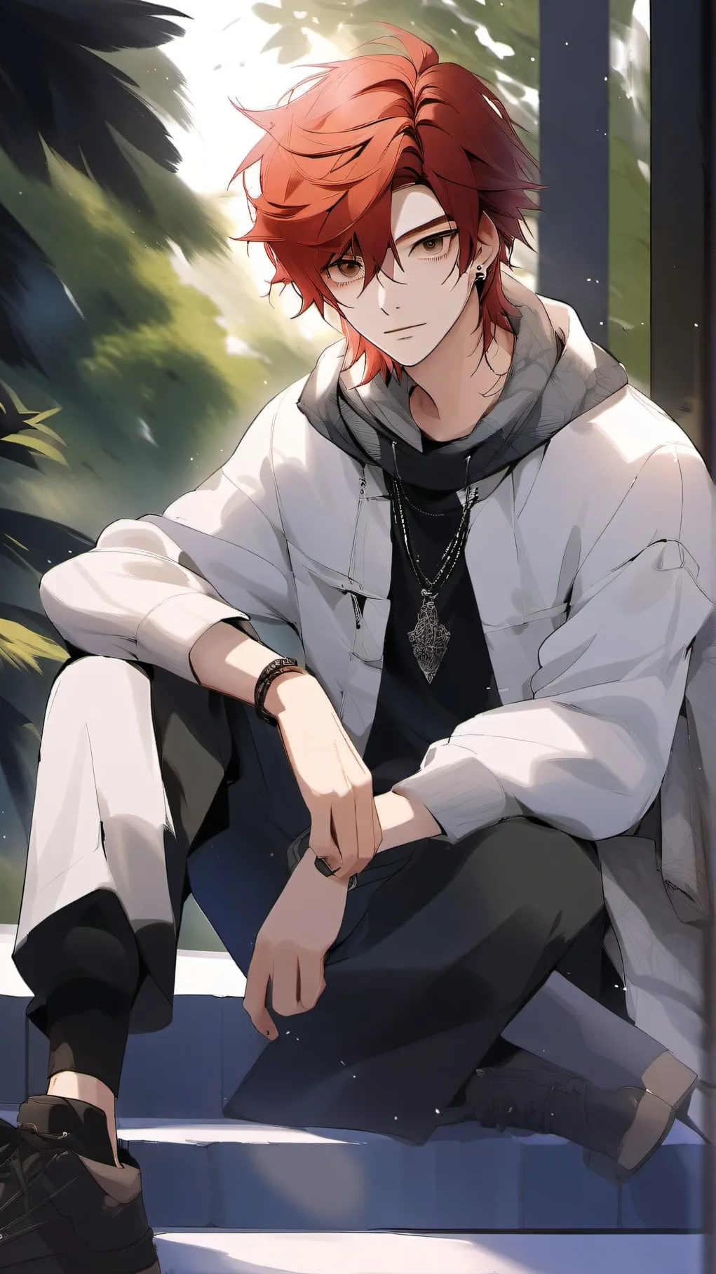 ai character: Mark  background