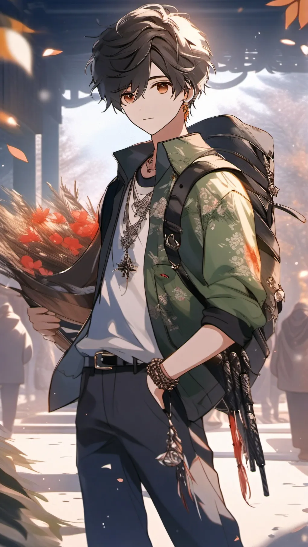 ai character: Leo background