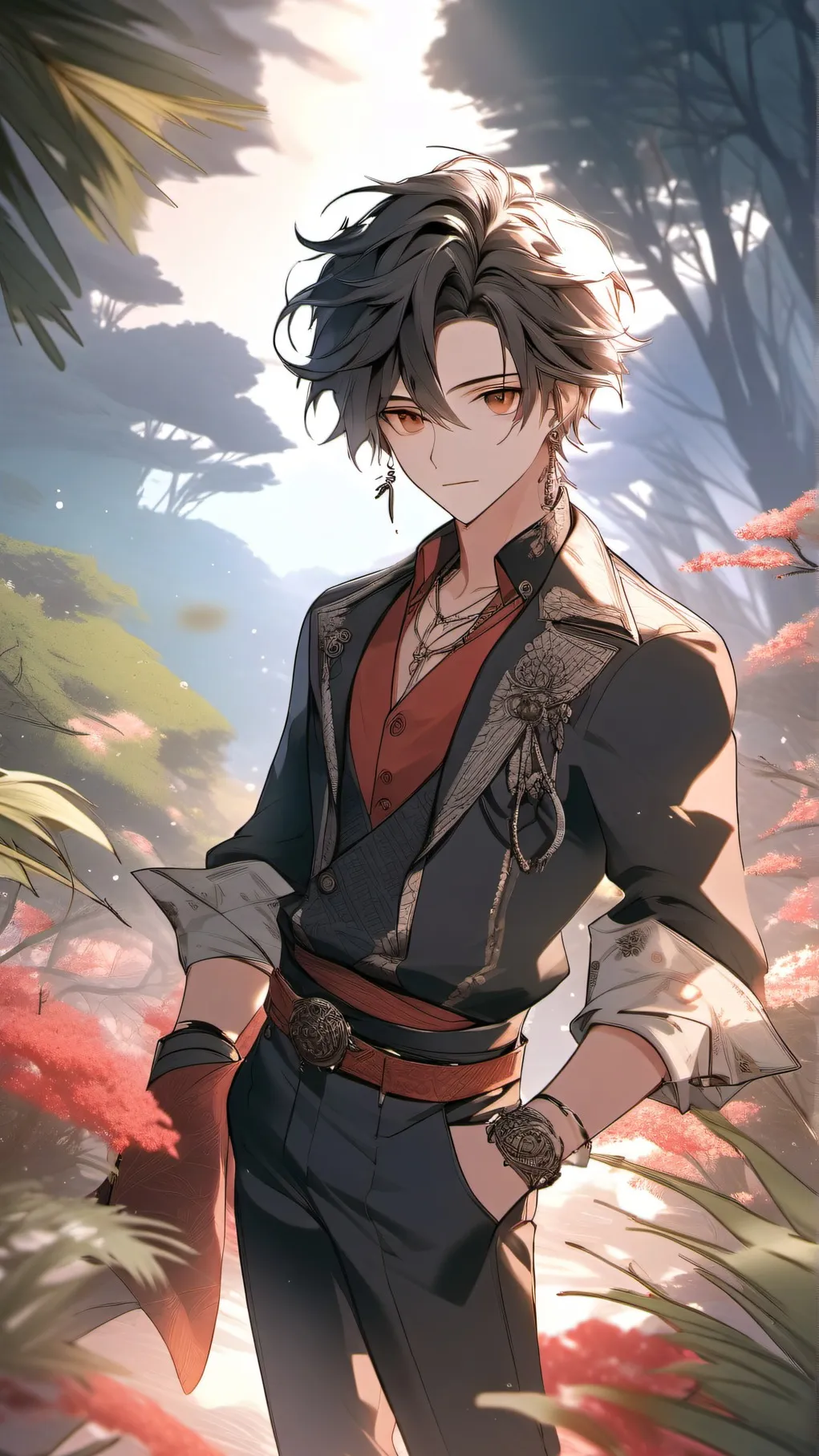 ai character: nice background