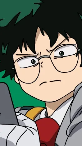 ai character: MHA new years background