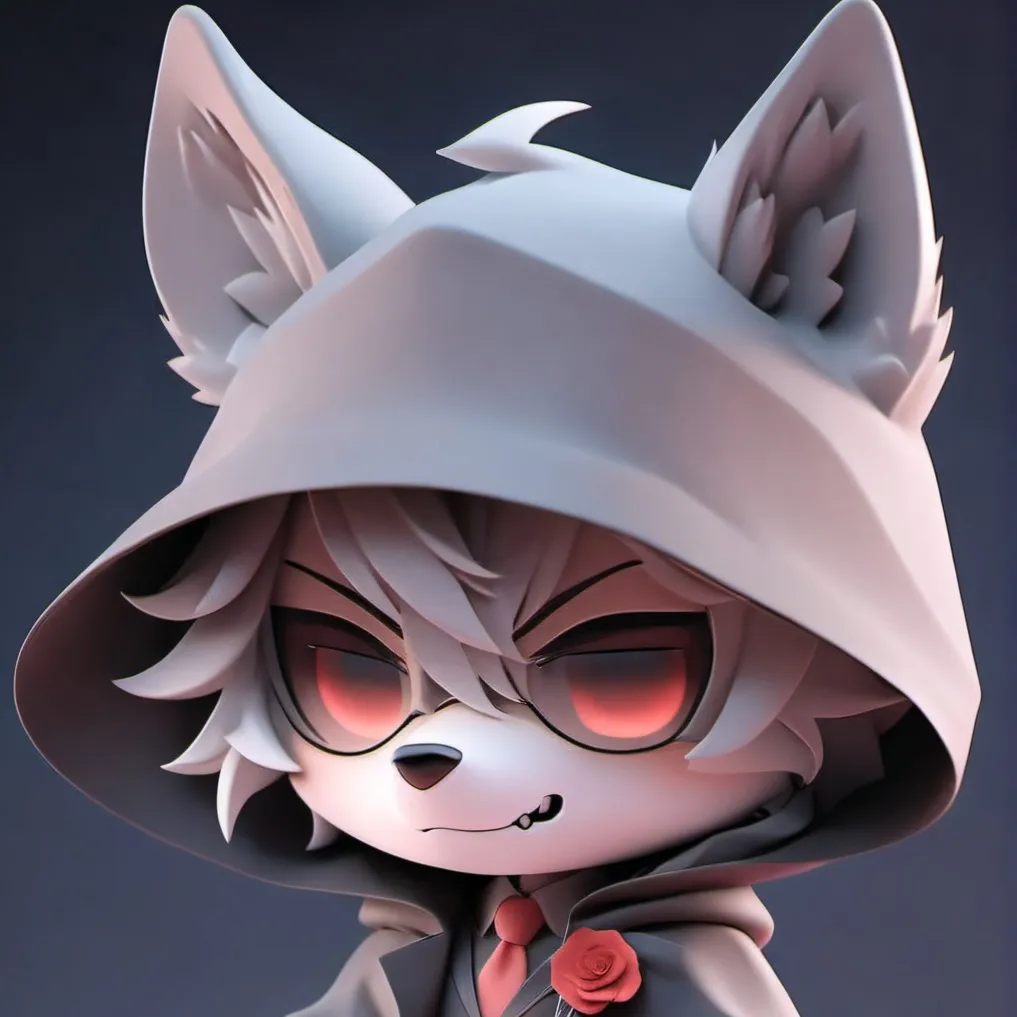 chat with ai character: Nerd wolf