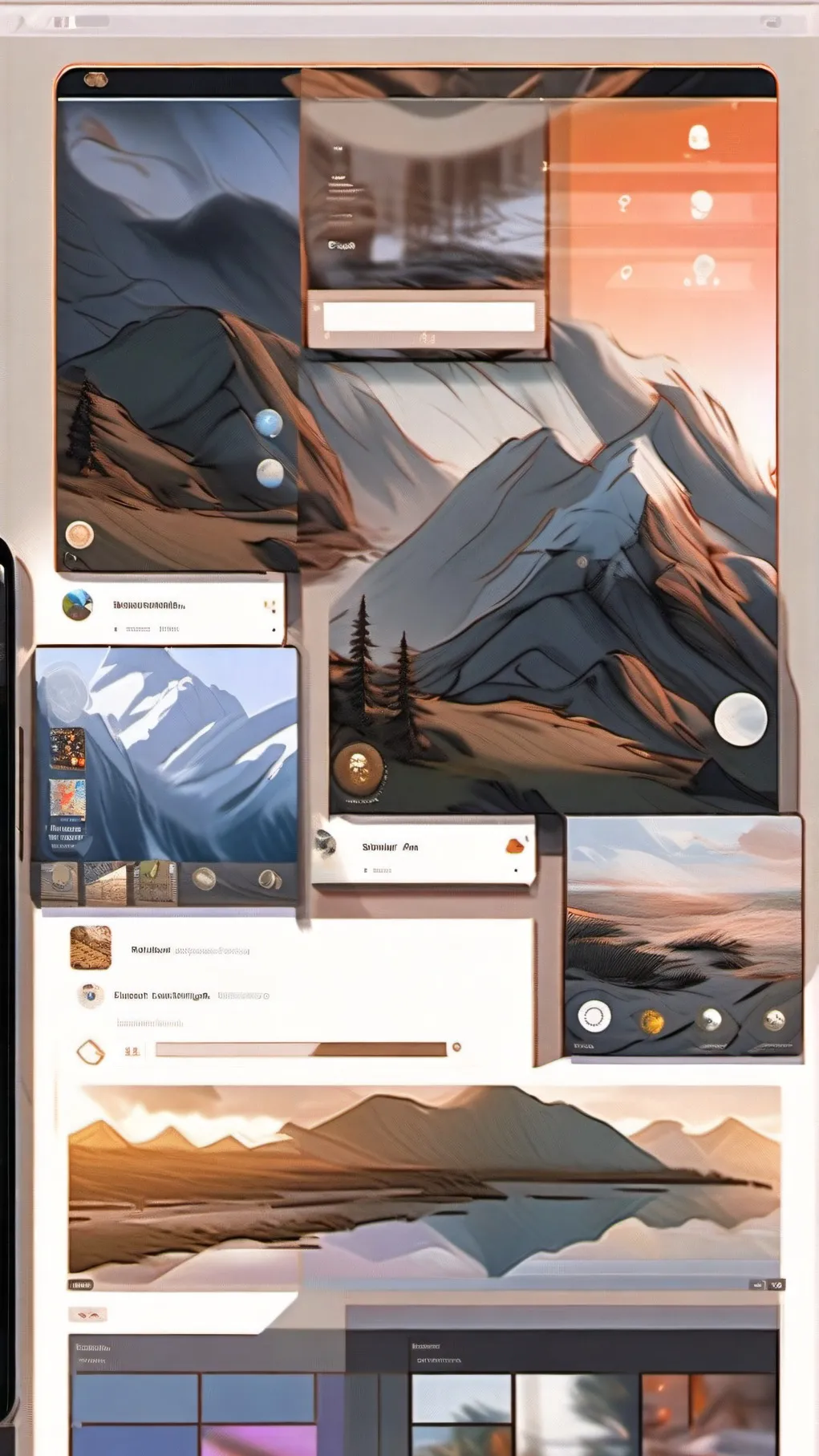ai character: Windows 11 background