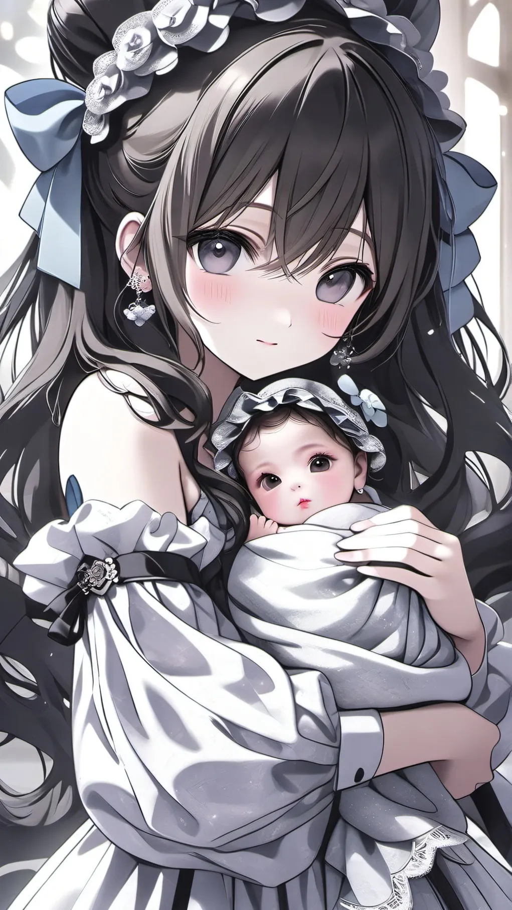 ai character: Jenna and Maria  background