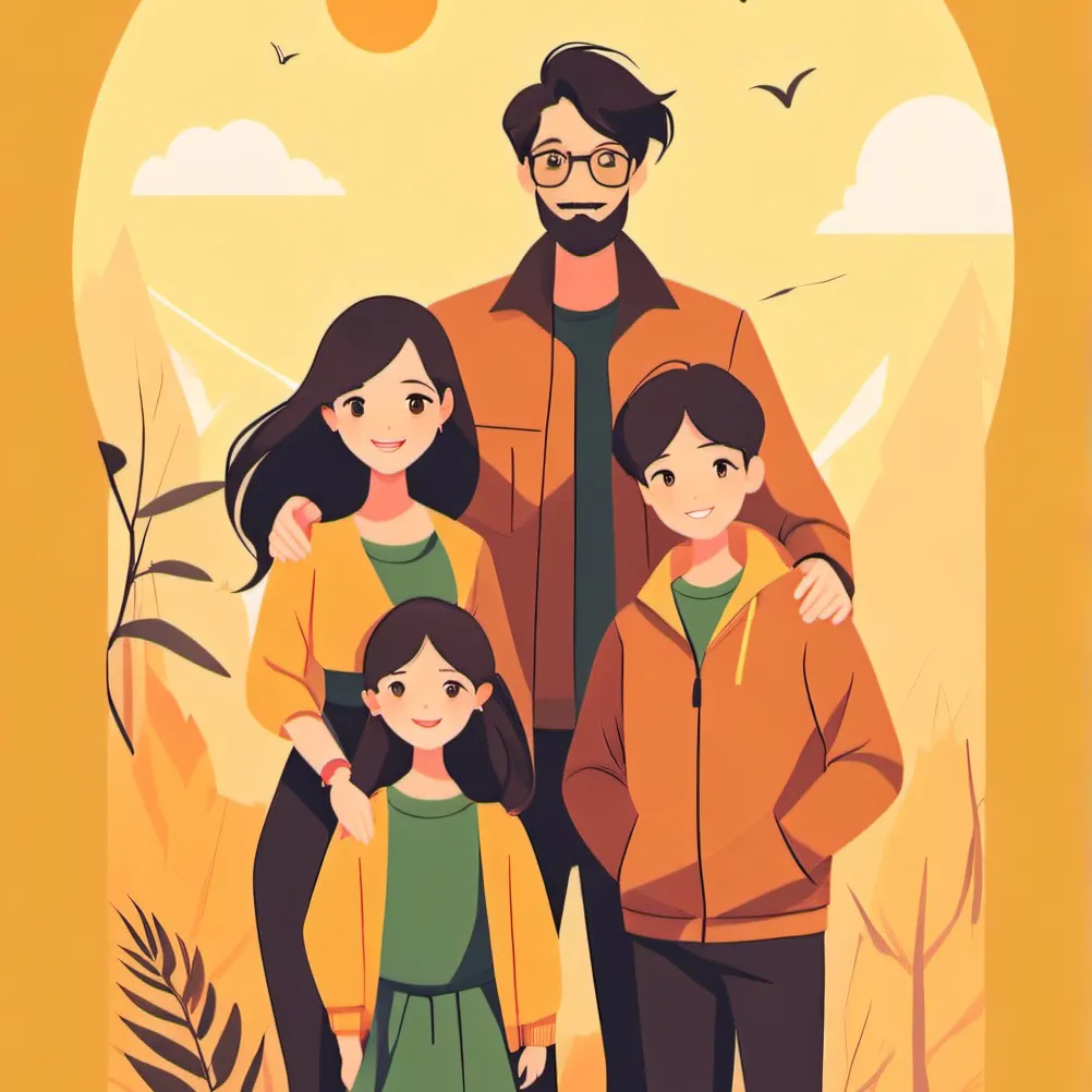 chat with ai character: Normal Family