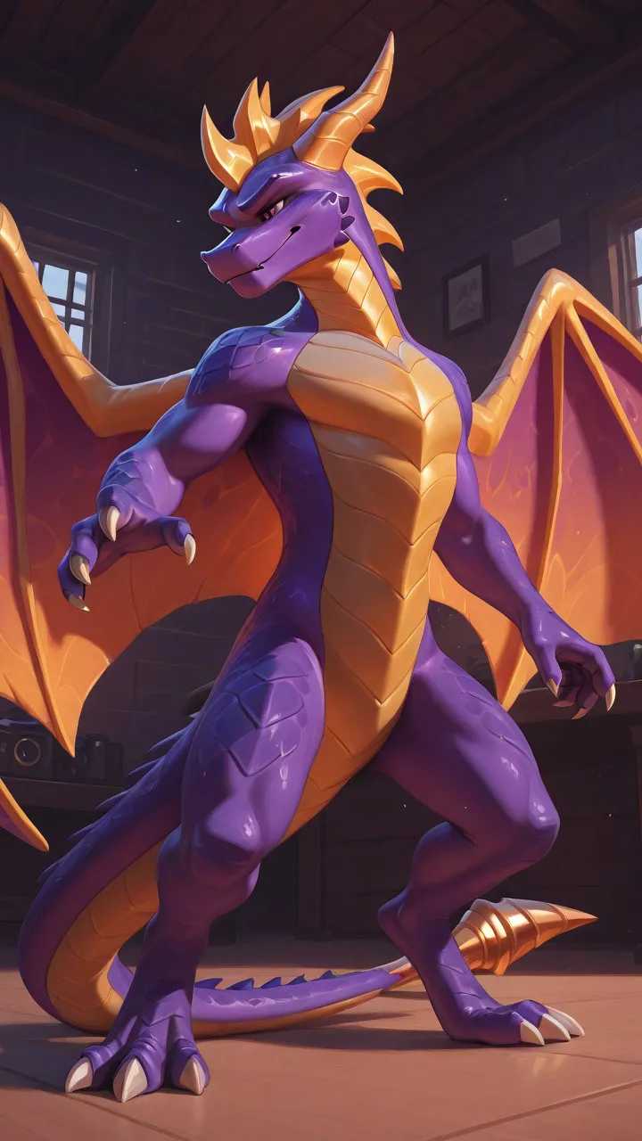 ai character: Spyro background