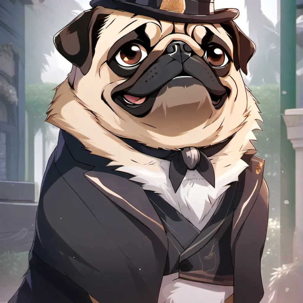 chat with ai character: Timy the pug 