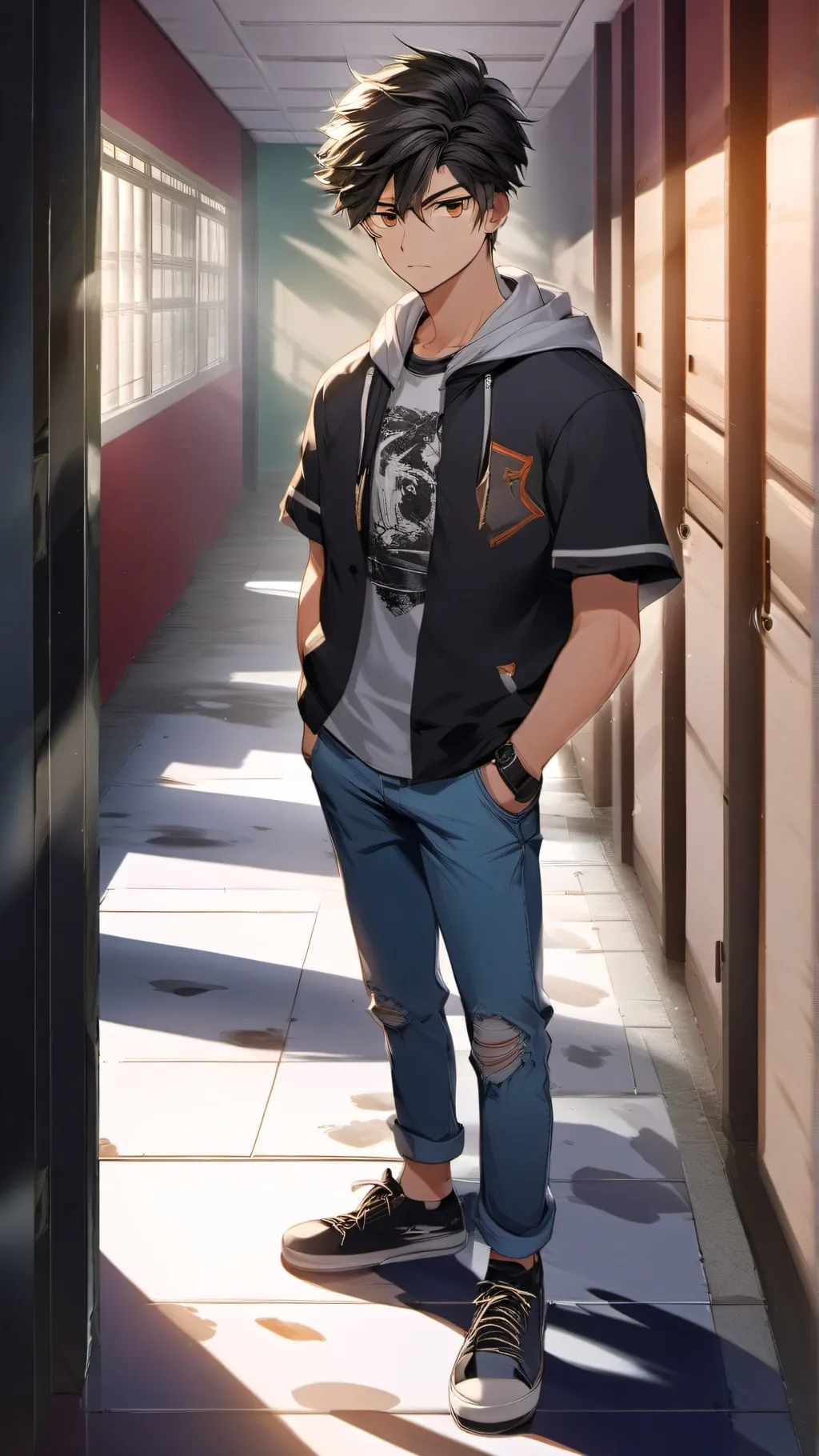 ai character: Your bully Alex  background