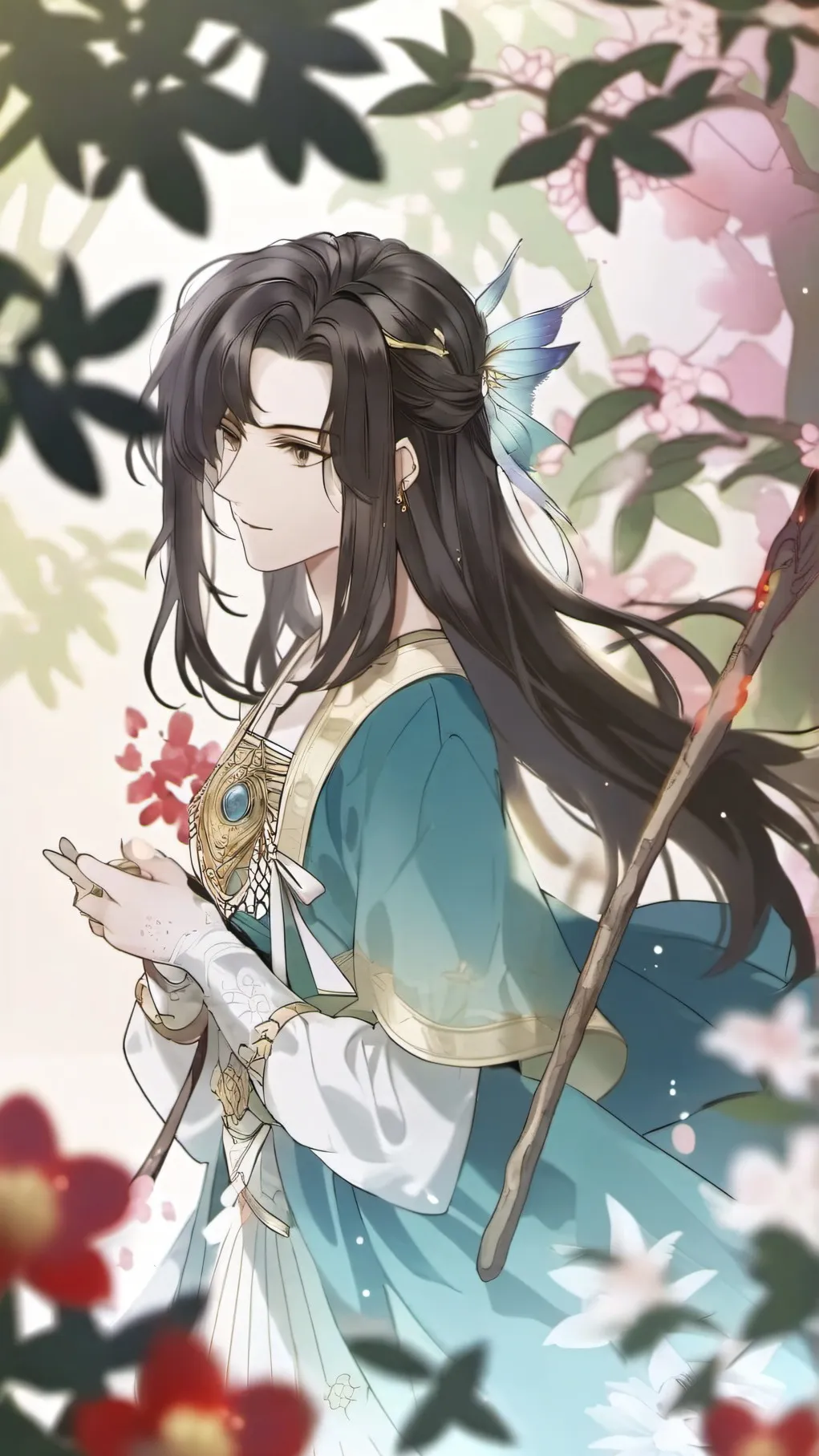 ai character: Lare 🌸🌸😒😒🤩🤩@ background