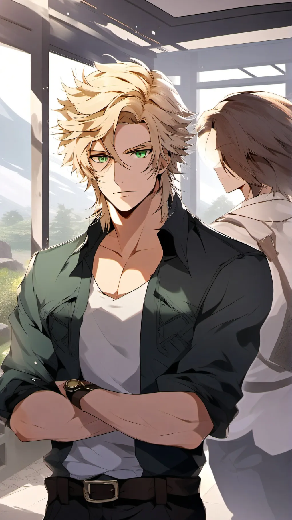 ai character: jake  background