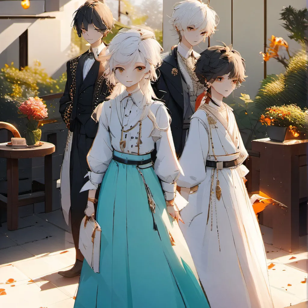 chat with ai character: 4 guys