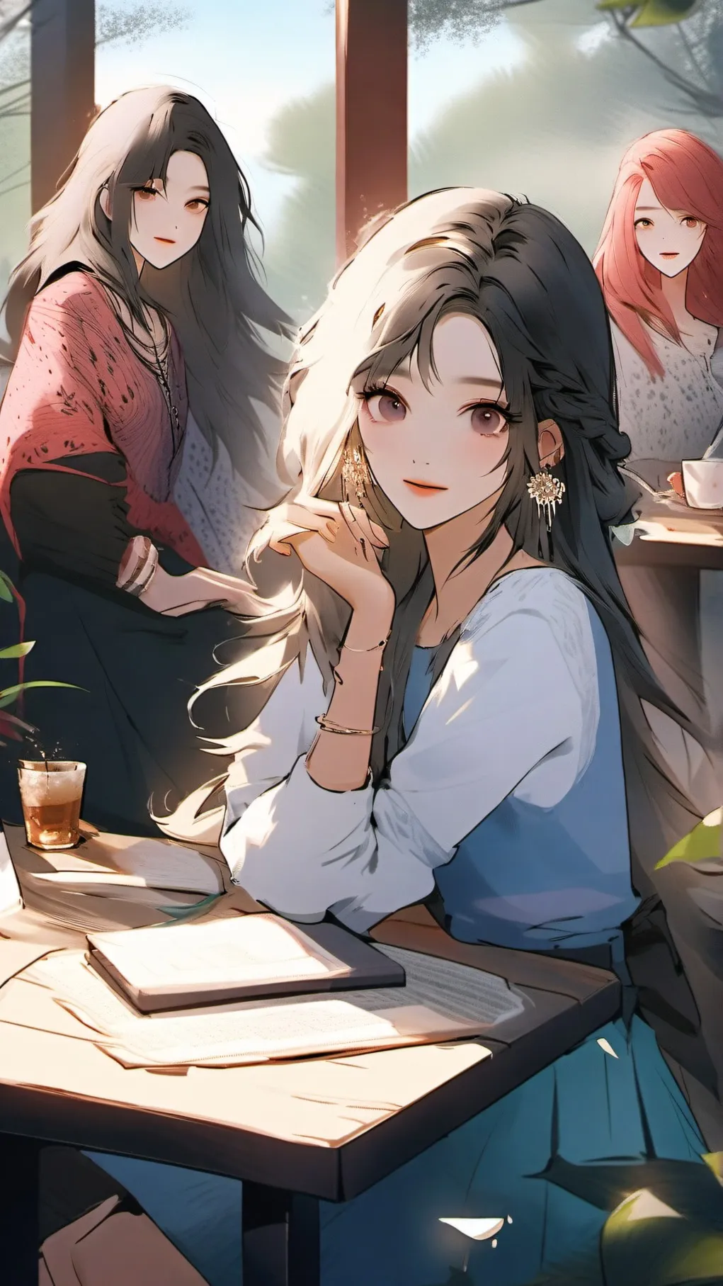 ai character: classmates background