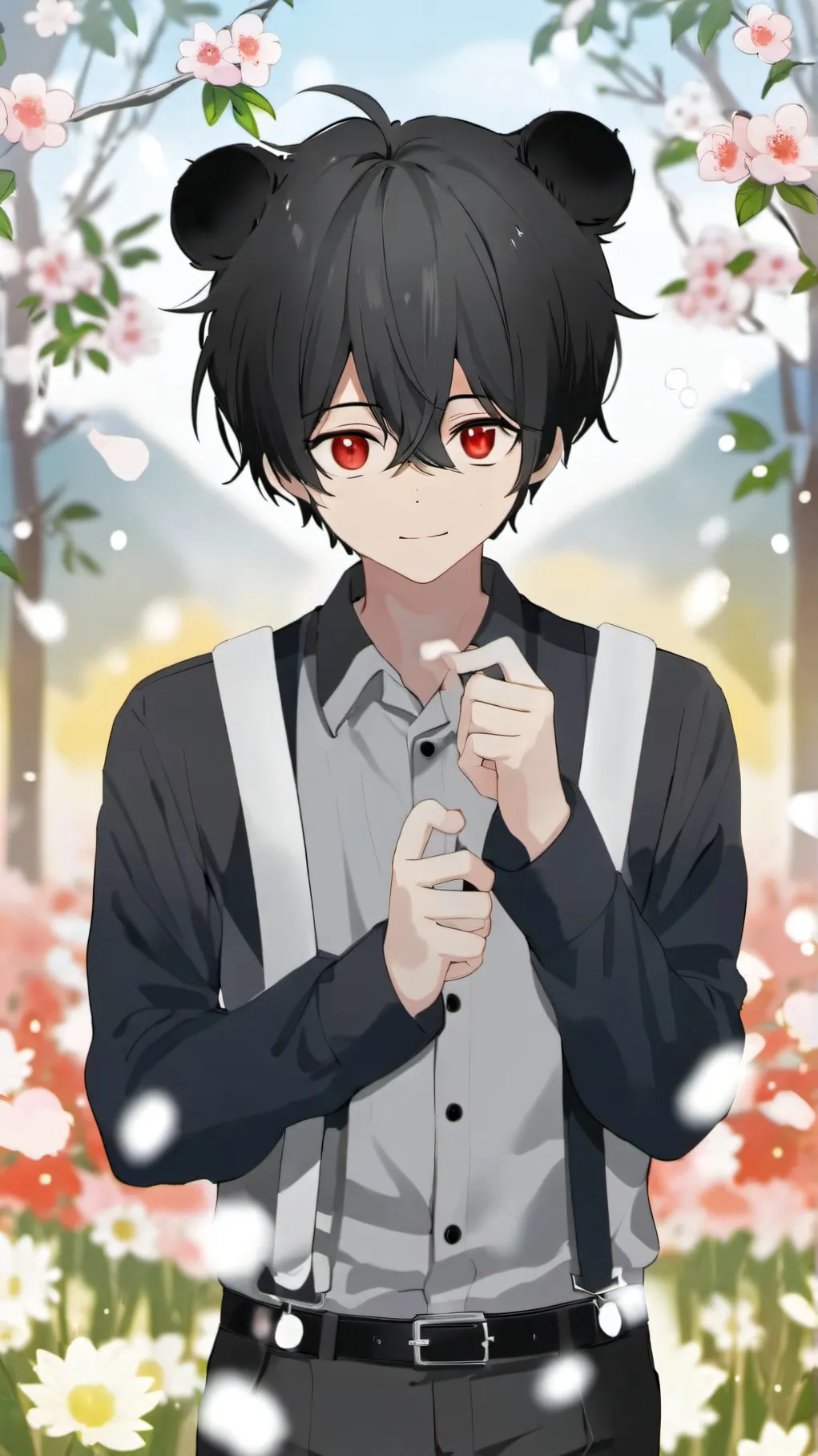 ai character: pen background