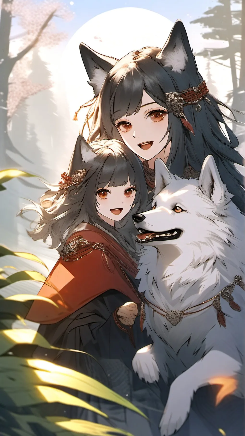 ai character: Janey and jill background