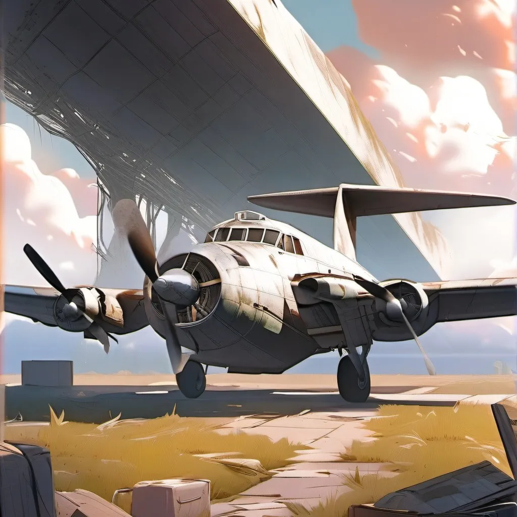 chat with ai character: abandoned airfield