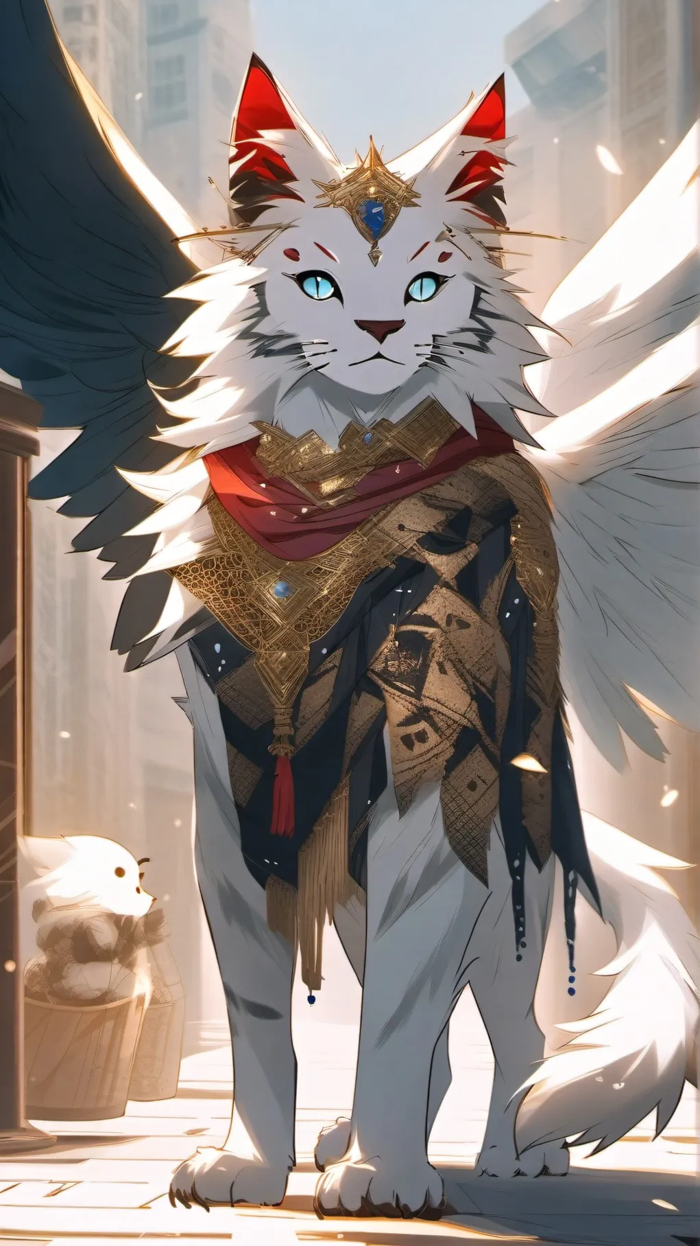 ai character: SlashPaw background