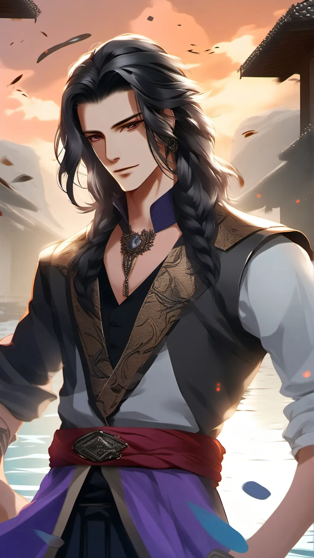 ai character: Quest Omari  background