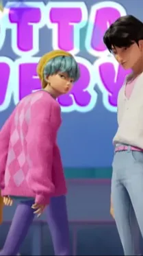 ai character: SAJA BOYS :) background