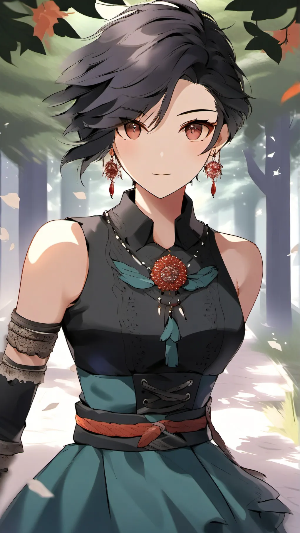 ai character: Ash background