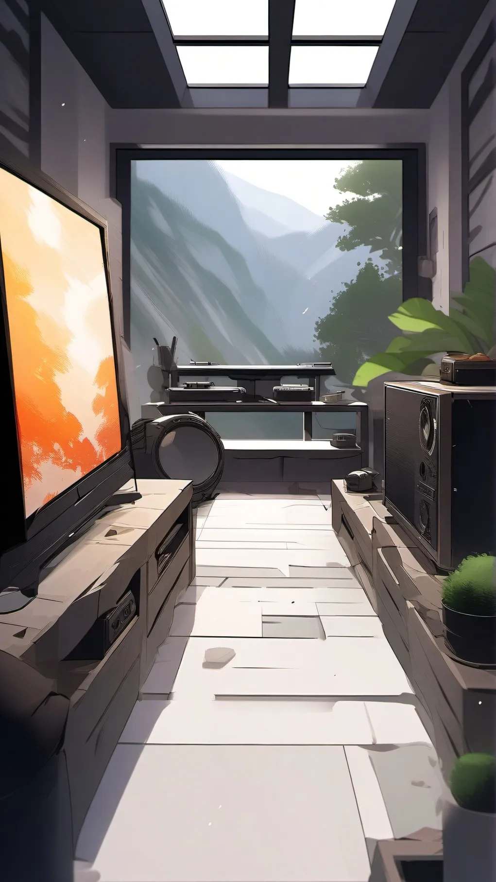 ai character: shelly dandys worl background