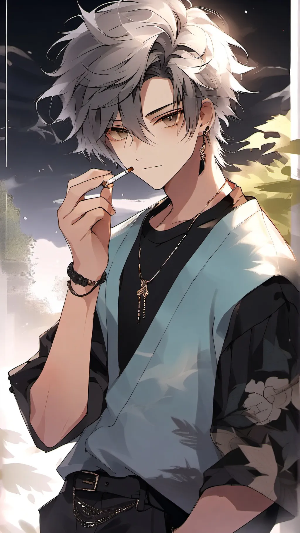 ai character: Ash background