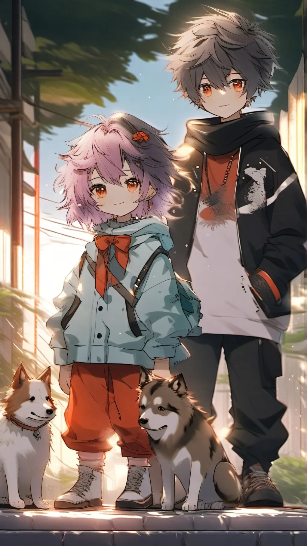 ai character: Lille and Sam background