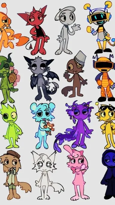 ai character: Sprunki! background