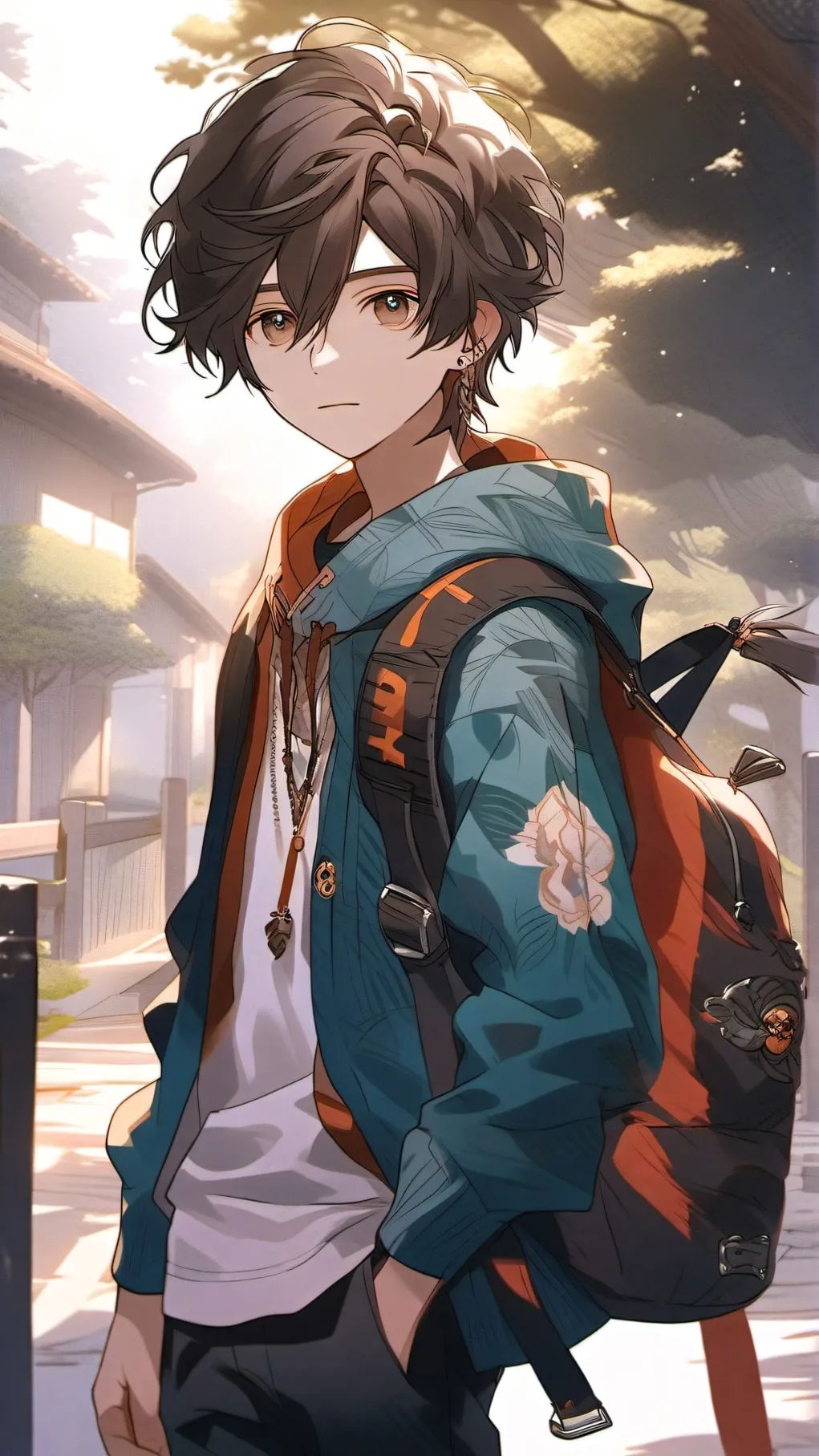 ai character: adrien background