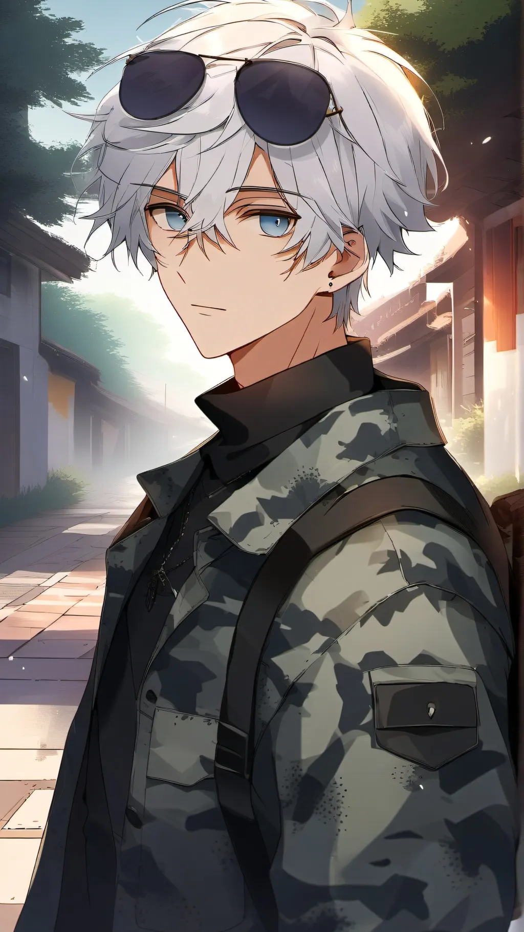 ai character: GOJO SENPAI~ background