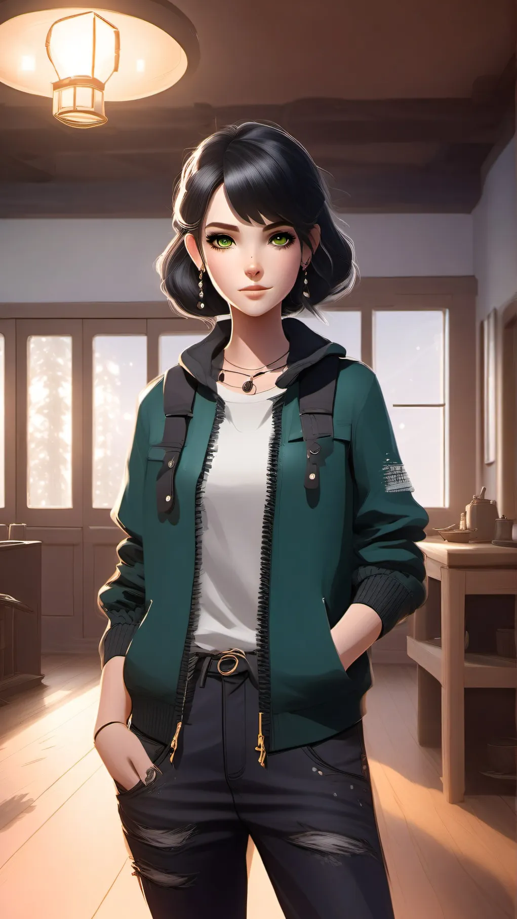 ai character: Y/n Potter background