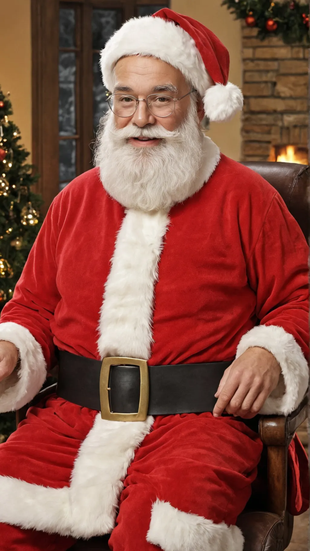 ai character: Santa background