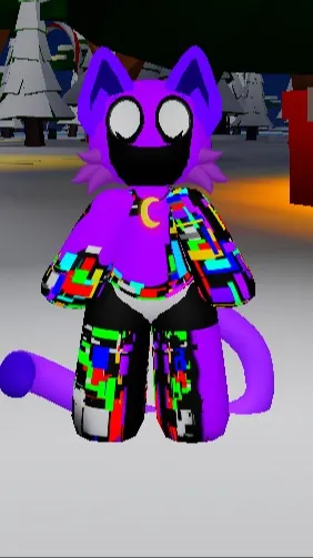 ai character: Corrupted catnap background