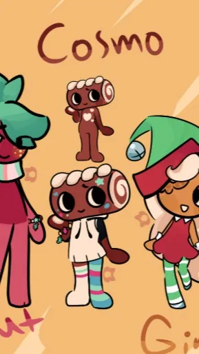 ai character: Ginger y Sprout background