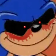 chat with ai character: Sonic.EXE but lol