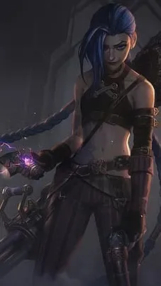 ai character: Jinx  background