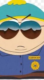 ai character: Officer Cartman background