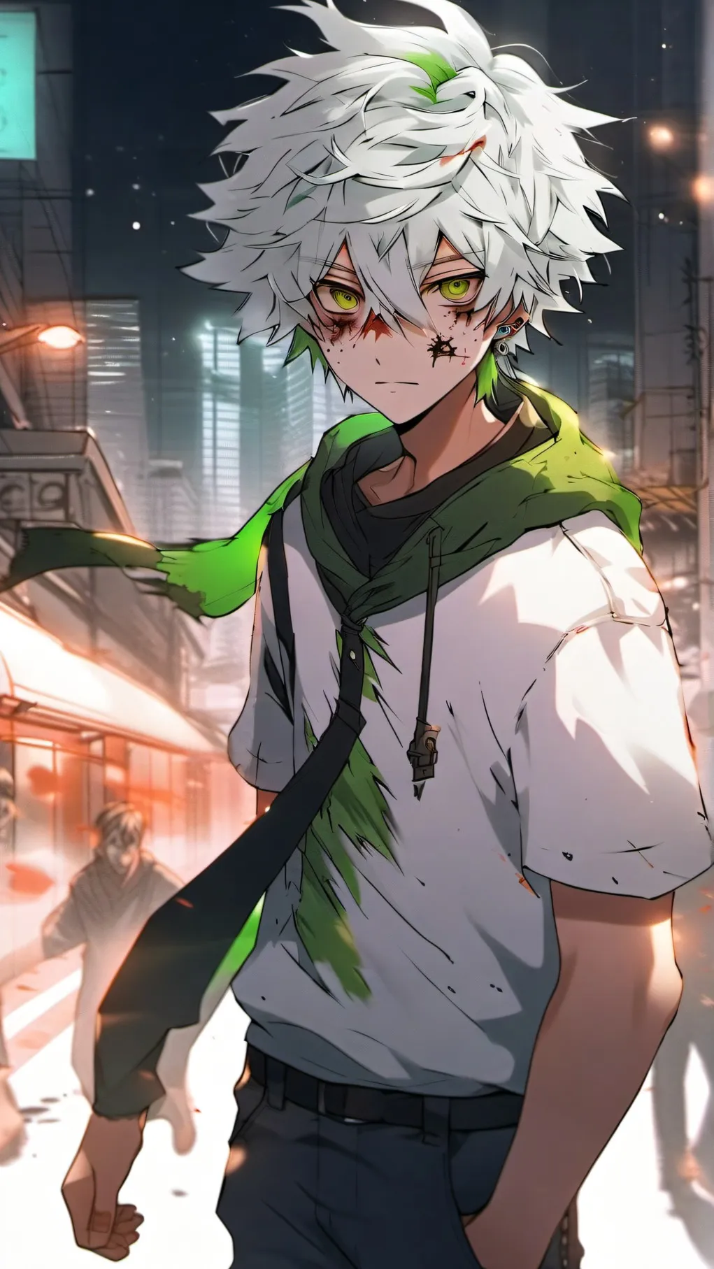 ai character: MHA Zombies background