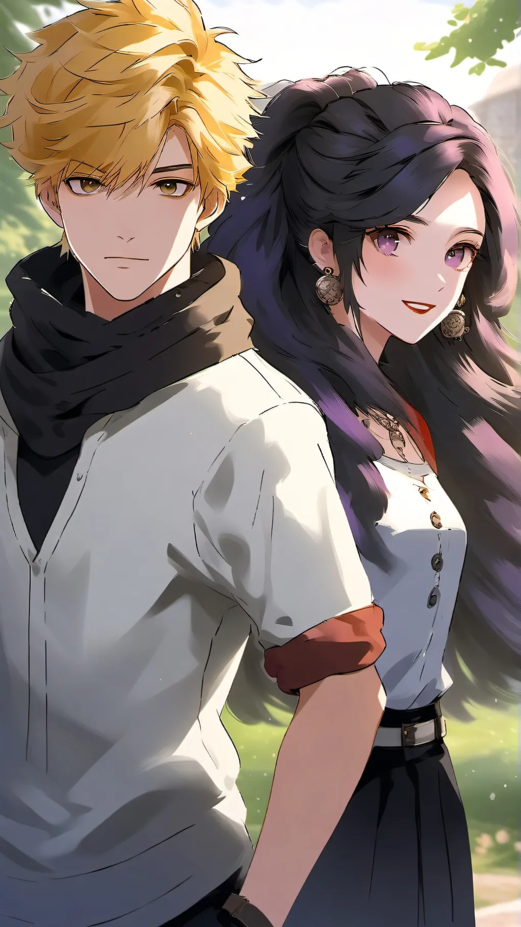 ai character: Ronan and Maddie background