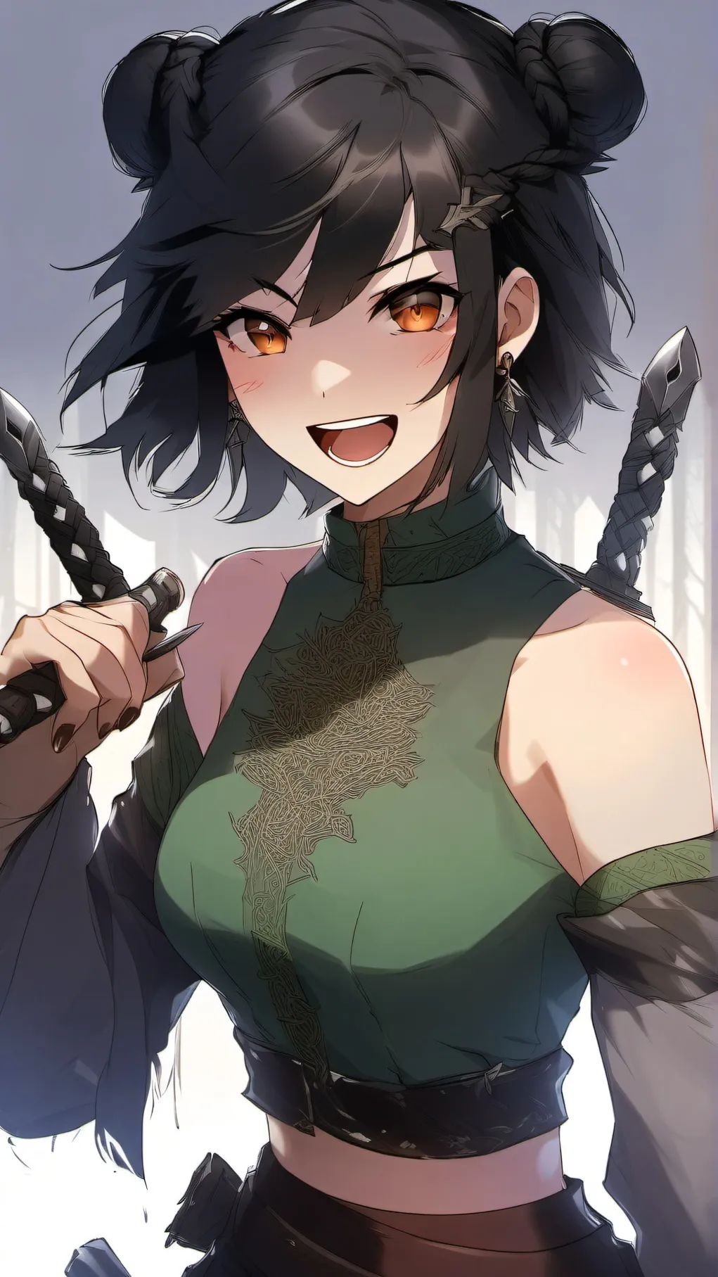 ai character: ZOEY background